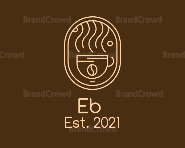 Brown Coffee Stall Logo