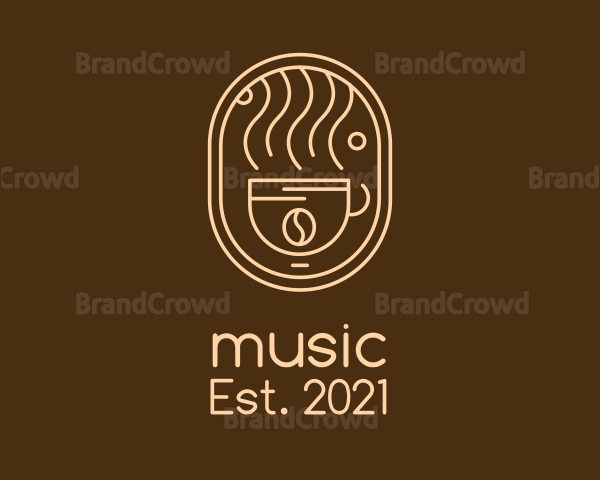 Brown Coffee Stall Logo