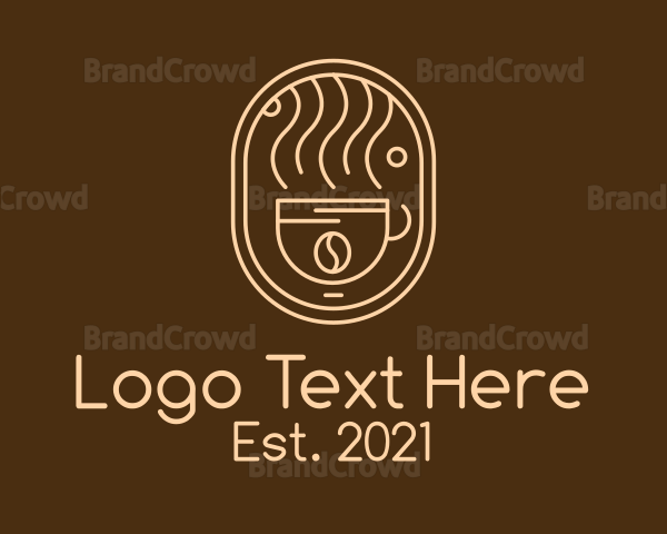 Brown Coffee Stall Logo