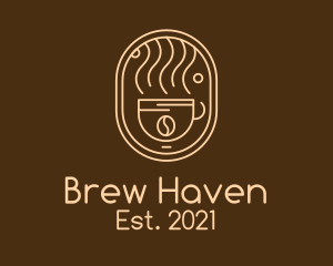 Coffee House - Brown Coffee Stall logo design