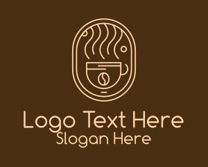 Brown Coffee Stall  Logo
