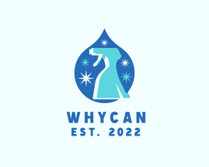 Gardening - Sanitation Water Sprayer logo design