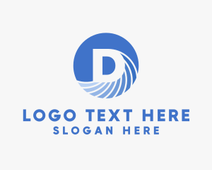Letter D - Digital Technology Agency logo design