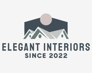 Roofing Contractor Realtor  logo design