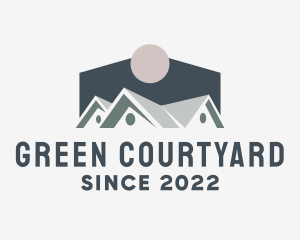 Roofing Contractor Realtor  logo design