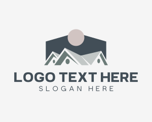 Establishment - Roofing Contractor Realtor logo design