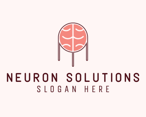 Neuron - Brain Mental Health logo design