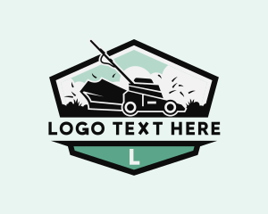 Landscaper - Gardening Lawn Care Mower logo design