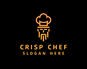 Mustache Chef Cook  logo design