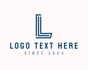 Realtor - Modern Banking Letter L logo design