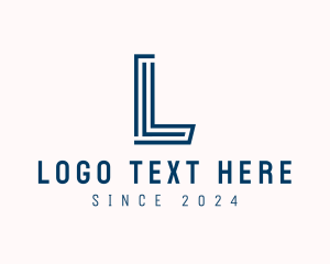Architectural - Modern Banking Letter L logo design
