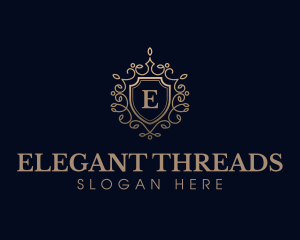 Elegant Shield Crest logo design