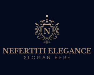 Elegant Shield Crest logo design