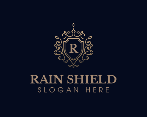 Elegant Shield Crest logo design