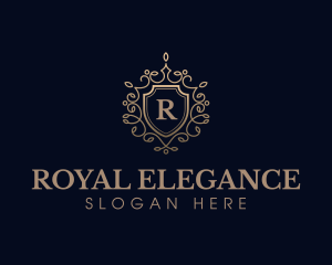 Elegant Shield Crest logo design