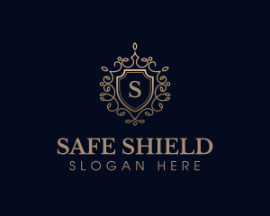 Elegant Shield Crest logo design