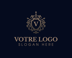 Luxe - Elegant Shield Crest logo design