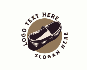 Shoemaking - Formal Loafer Shoe logo design
