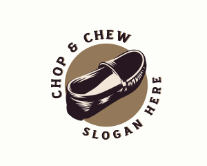 Shoe Repair - Formal Loafer Shoe logo design