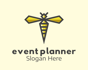 Geometric Honey Bee  Logo