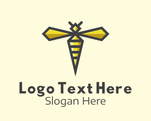 Geometric Honey Bee  Logo