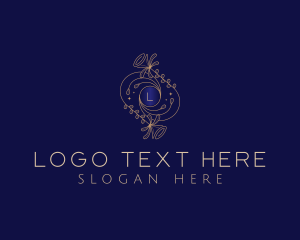 Cosmetic - Floral Ornament Boutique logo design