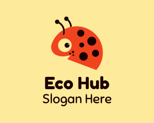 Ecosystem - Ladybug Garden Insect logo design