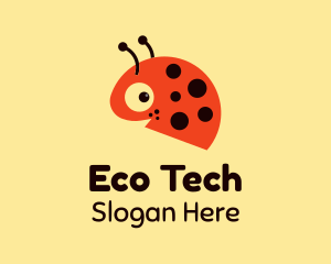 Ecosystem - Ladybug Garden Insect logo design