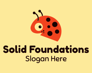 Baby Boutique - Ladybug Garden Insect logo design