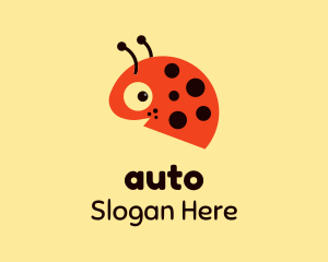 Squiggle - Ladybug Garden Insect logo design