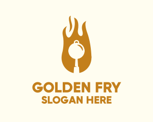 Flame Pan Restaurant logo design