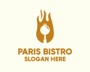 Flame Pan Restaurant logo design