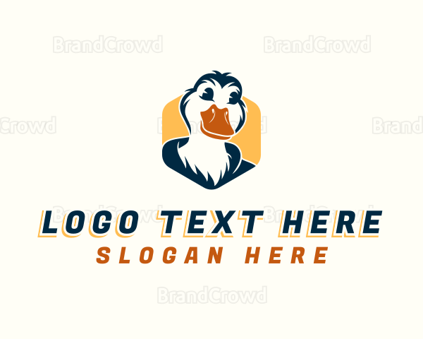 Duck Bird Animal Logo