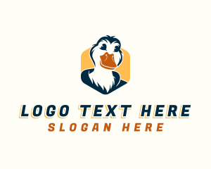 Avian - Duck Bird Animal logo design