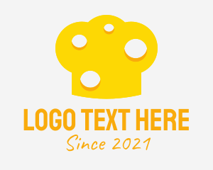 Cheese Store - Cheese Chef Hat logo design