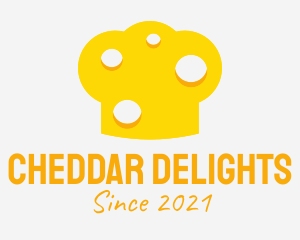 Cheddar - Cheese Chef Hat logo design