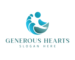 Giving - Human Volunteer Organization logo design
