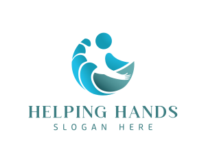 Volunteer - Human Volunteer Organization logo design