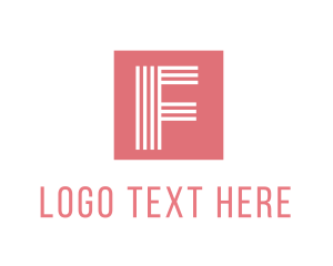 Letter F - Modern Generic Feminine F logo design