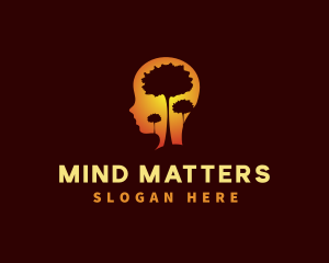 Neurological - Nature Head Mental logo design