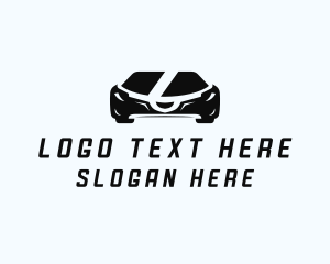 Car - Supercar Racing Vehicle logo design
