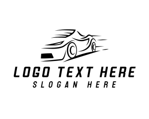Car Racing - Vehicle Car Speed logo design