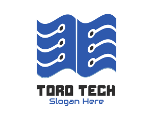 Blue Tech Modules logo design