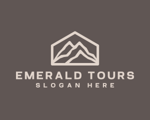 Outdoor Mountain Camp logo design