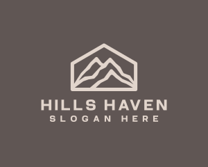 Outdoor Mountain Camp logo design