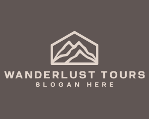 Outdoor Mountain Camp logo design