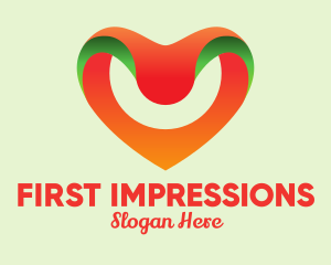 Modern Digital Heart  logo design