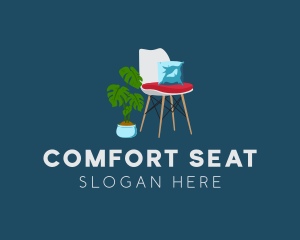 Chair - Modern Chair Furniture logo design