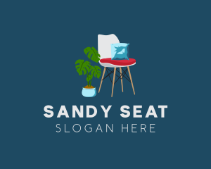 Modern Chair Furniture logo design