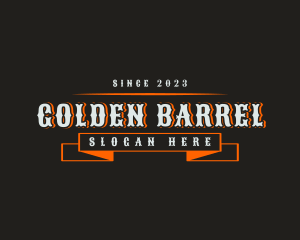 Whiskey - Western Whiskey Brand logo design